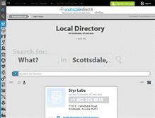 Tablet Screenshot of directory.scottsdaledirect.info